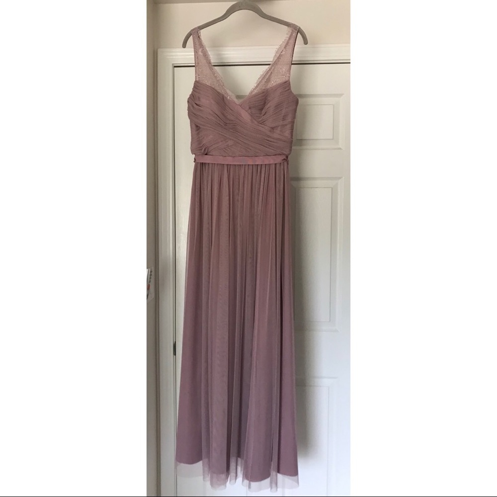BHLDN fleur dress in Rose Quartz size 10